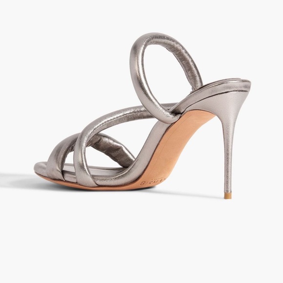 Alexandre Birman AYSHA 85 GRAFITE Pewter 35 NIB - Picture 2 of 6